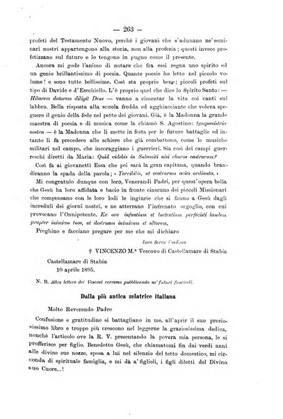 Annali di Nostra Signora del S. Cuore periodico mensile dei Missionari del Sacro Cuore