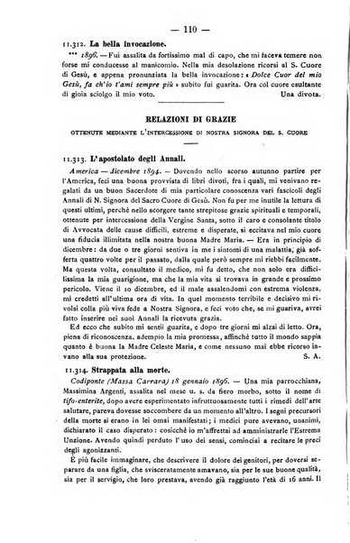 Annali di Nostra Signora del S. Cuore periodico mensile dei Missionari del Sacro Cuore