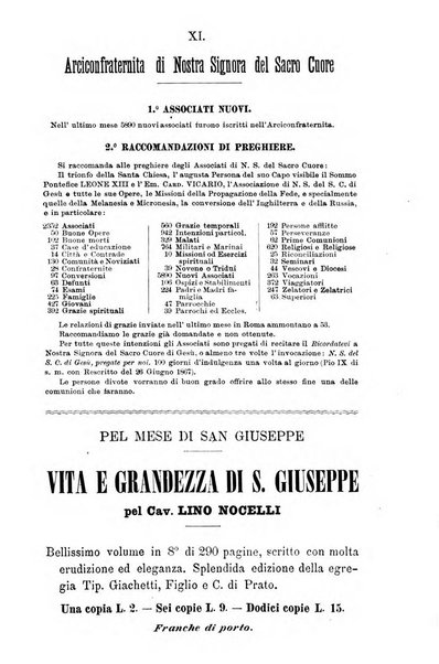 Annali di Nostra Signora del S. Cuore periodico mensile dei Missionari del Sacro Cuore