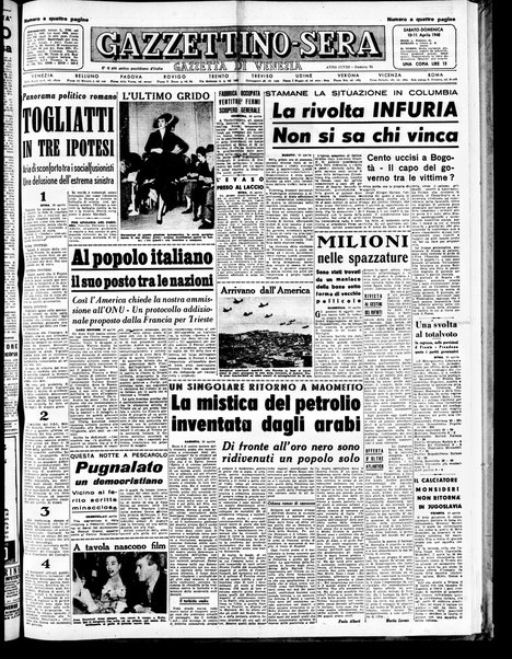 Gazzettino sera