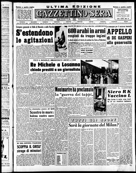 Gazzettino sera