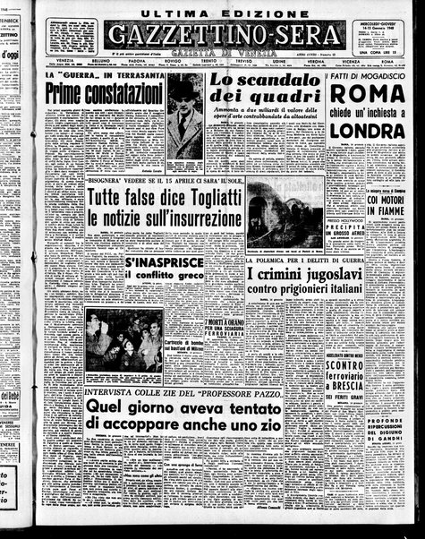 Gazzettino sera