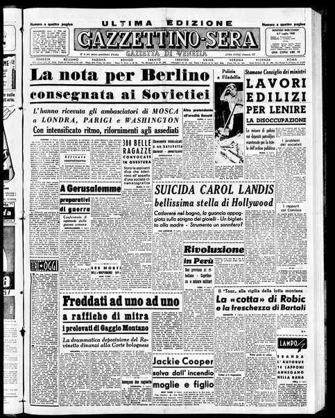 Gazzettino sera