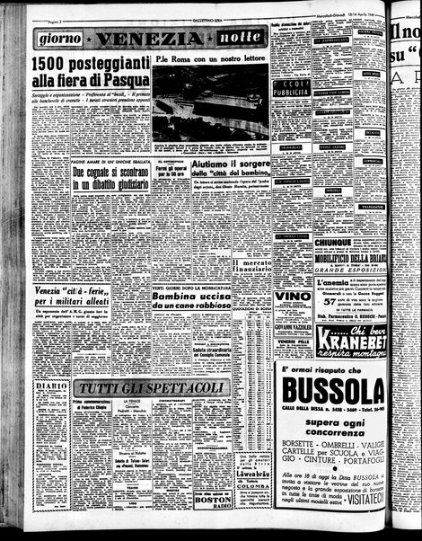 Gazzettino sera