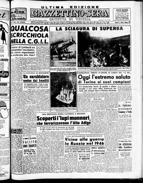 Gazzettino sera