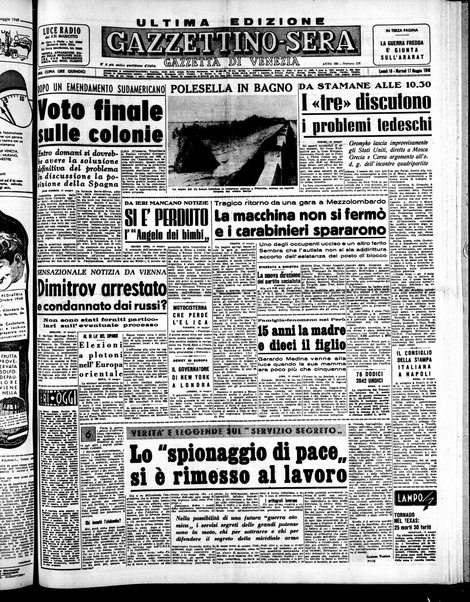 Gazzettino sera