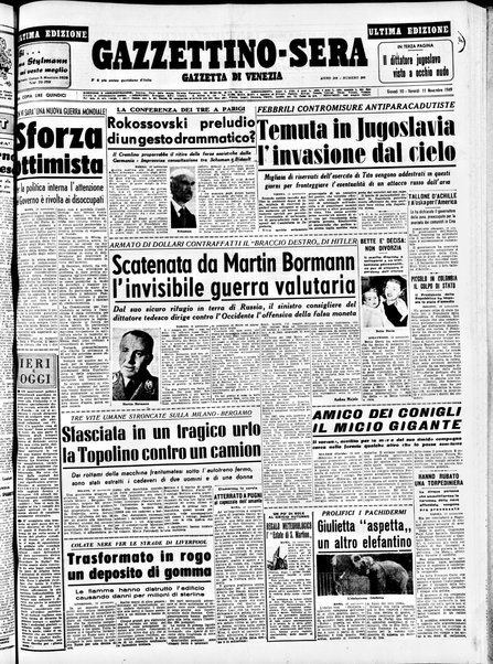 Gazzettino sera