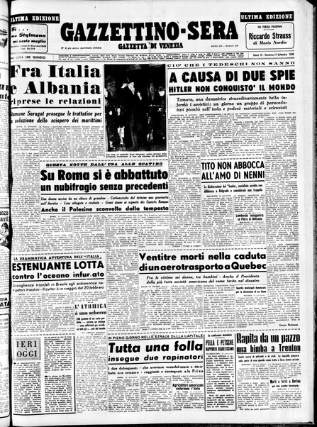 Gazzettino sera