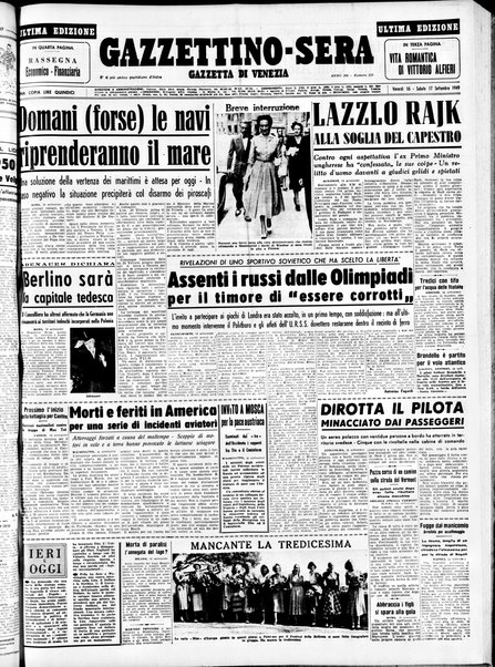 Gazzettino sera