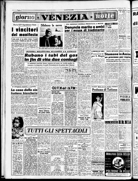 Gazzettino sera