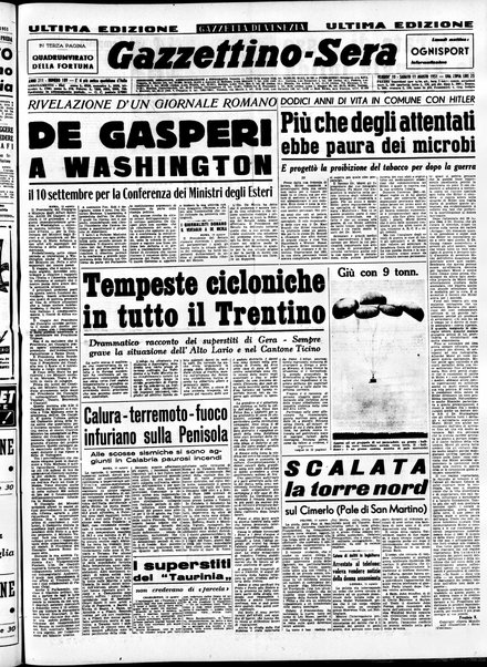 Gazzettino sera