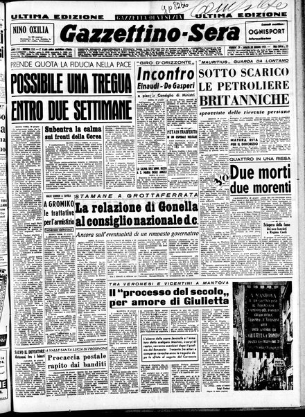 Gazzettino sera