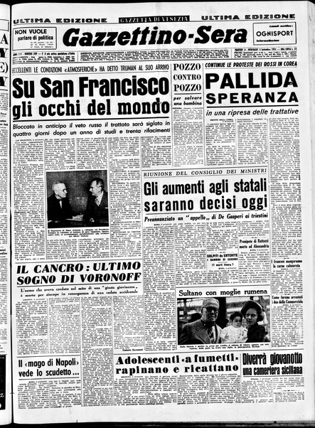 Gazzettino sera