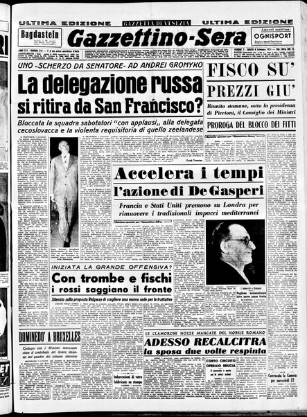 Gazzettino sera