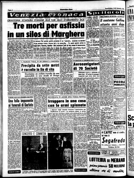 Gazzettino sera