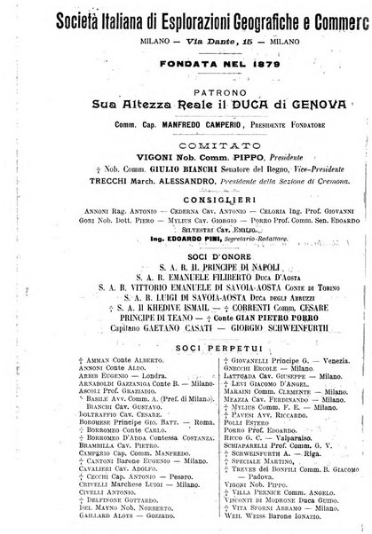 L'esplorazione commerciale giornale di viaggi e di geografia commerciale