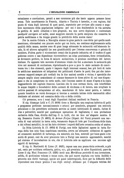 L'esplorazione commerciale giornale di viaggi e di geografia commerciale