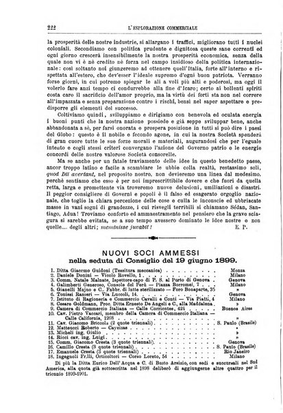 L'esplorazione commerciale giornale di viaggi e di geografia commerciale