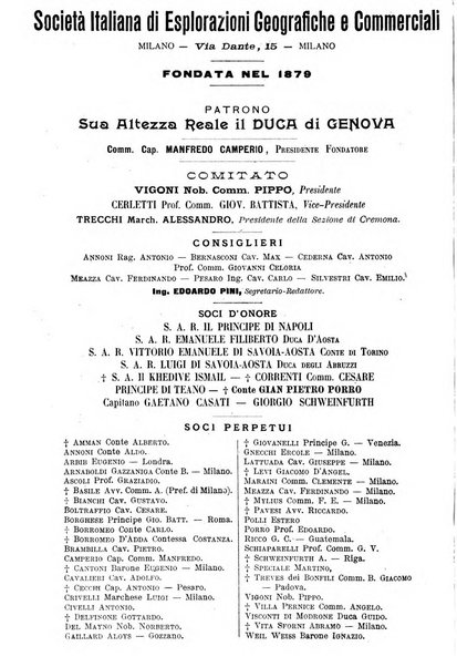 L'esplorazione commerciale giornale di viaggi e di geografia commerciale