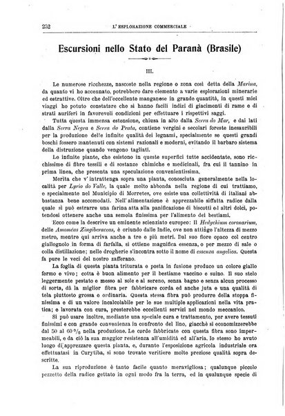 L'esplorazione commerciale giornale di viaggi e di geografia commerciale