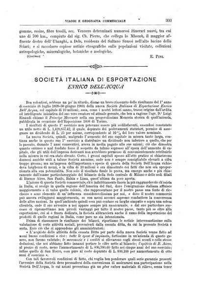 L'esplorazione commerciale giornale di viaggi e di geografia commerciale