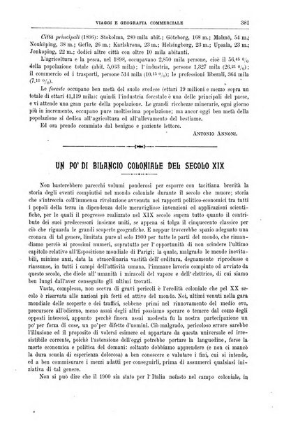 L'esplorazione commerciale giornale di viaggi e di geografia commerciale