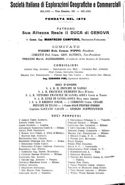 L'esplorazione commerciale giornale di viaggi e di geografia commerciale