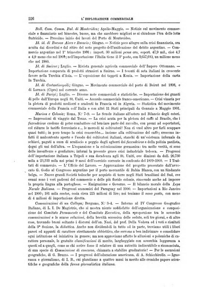 L'esplorazione commerciale giornale di viaggi e di geografia commerciale