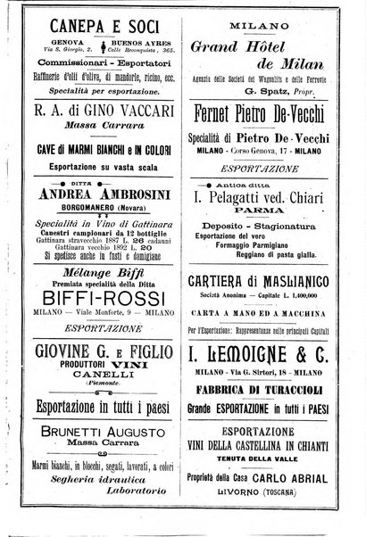 L'esplorazione commerciale giornale di viaggi e di geografia commerciale