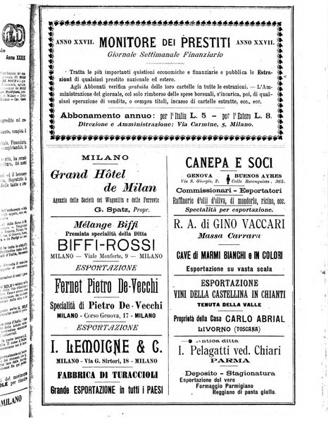 L'esplorazione commerciale giornale di viaggi e di geografia commerciale