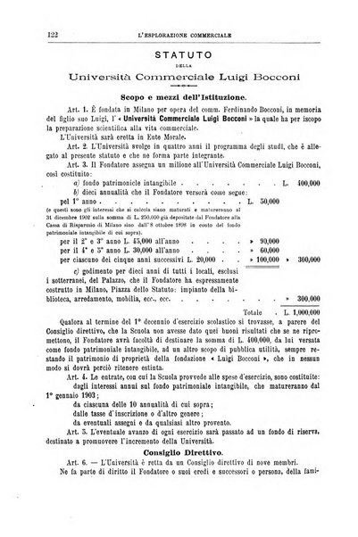 L'esplorazione commerciale giornale di viaggi e di geografia commerciale