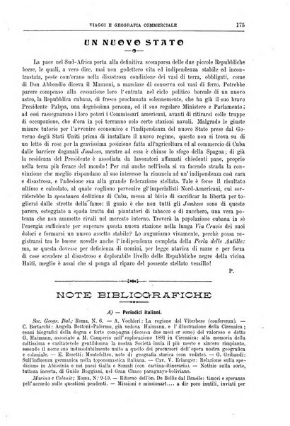 L'esplorazione commerciale giornale di viaggi e di geografia commerciale