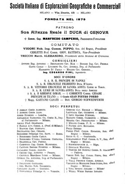 L'esplorazione commerciale giornale di viaggi e di geografia commerciale