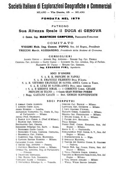 L'esplorazione commerciale giornale di viaggi e di geografia commerciale