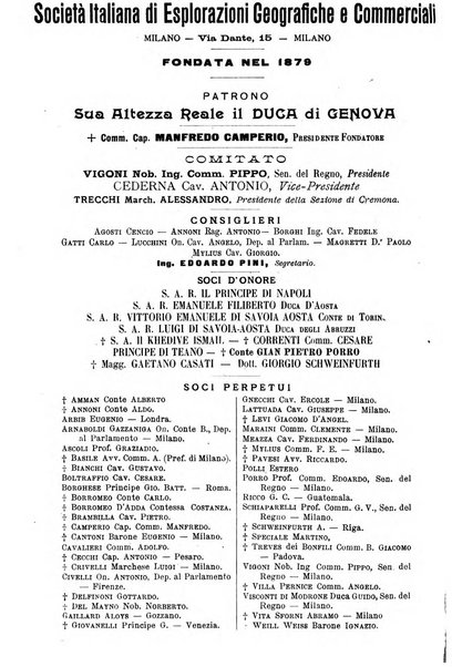 L'esplorazione commerciale giornale di viaggi e di geografia commerciale