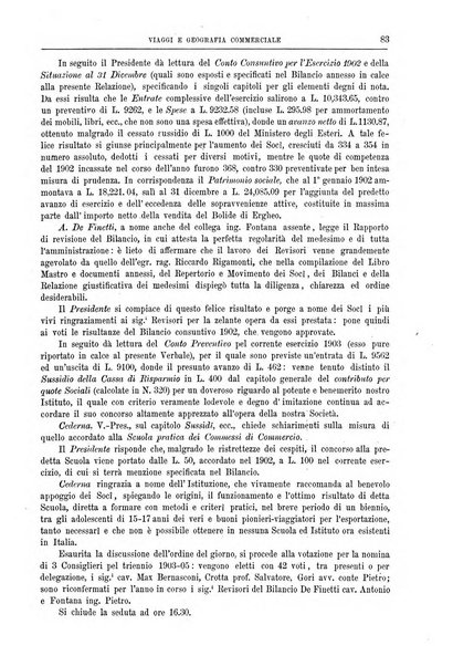 L'esplorazione commerciale giornale di viaggi e di geografia commerciale