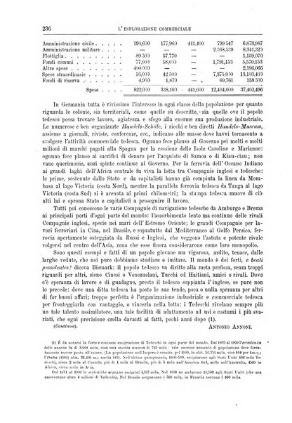 L'esplorazione commerciale giornale di viaggi e di geografia commerciale