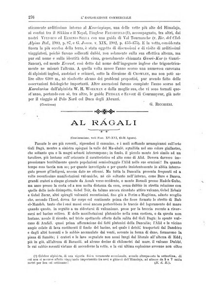 L'esplorazione commerciale giornale di viaggi e di geografia commerciale