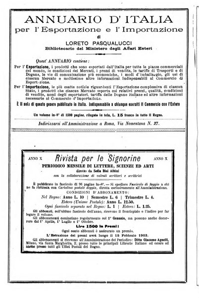 L'esplorazione commerciale giornale di viaggi e di geografia commerciale