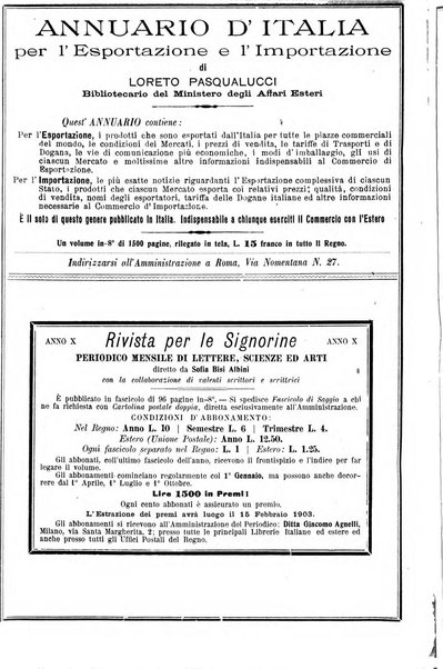 L'esplorazione commerciale giornale di viaggi e di geografia commerciale