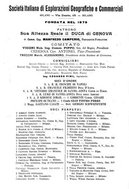 L'esplorazione commerciale giornale di viaggi e di geografia commerciale