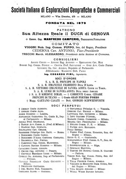 L'esplorazione commerciale giornale di viaggi e di geografia commerciale