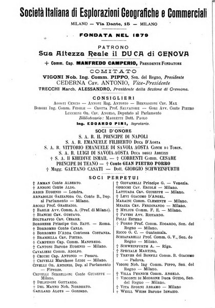 L'esplorazione commerciale giornale di viaggi e di geografia commerciale