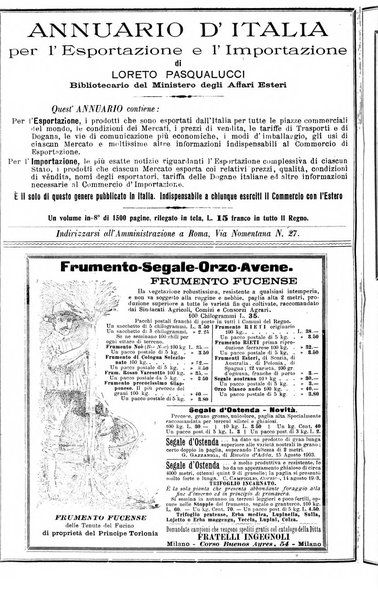 L'esplorazione commerciale giornale di viaggi e di geografia commerciale