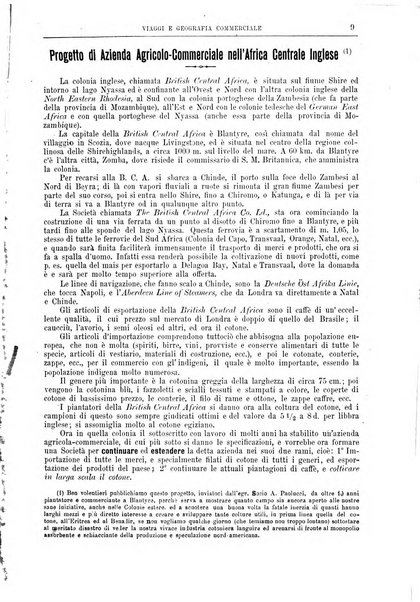 L'esplorazione commerciale giornale di viaggi e di geografia commerciale