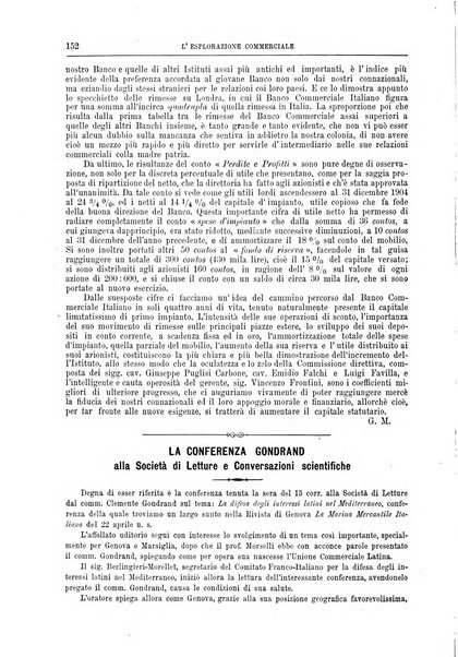 L'esplorazione commerciale giornale di viaggi e di geografia commerciale