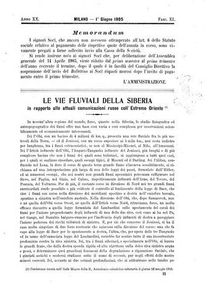 L'esplorazione commerciale giornale di viaggi e di geografia commerciale