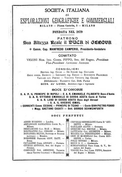 L'esplorazione commerciale giornale di viaggi e di geografia commerciale