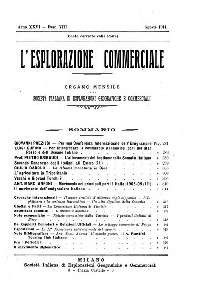 L'esplorazione commerciale giornale di viaggi e di geografia commerciale