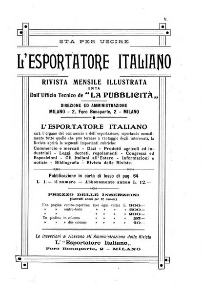 L'esplorazione commerciale giornale di viaggi e di geografia commerciale